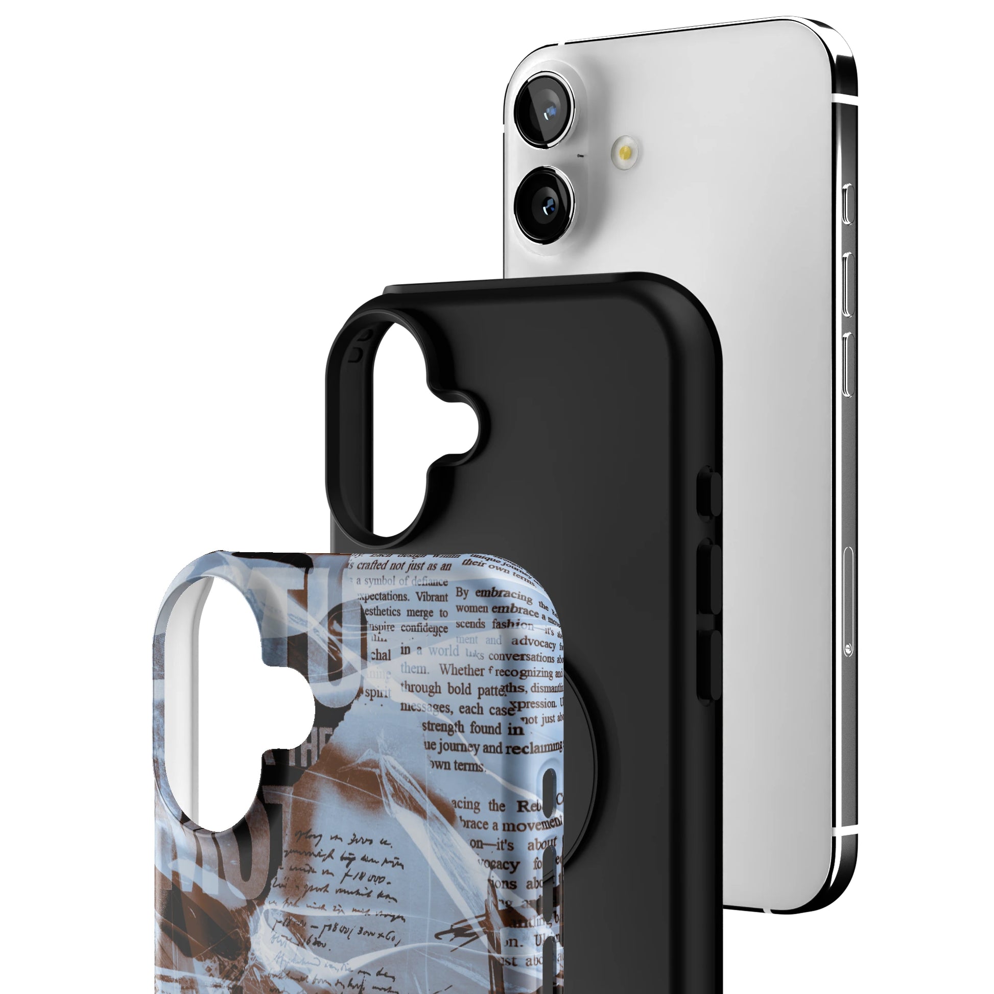 Blue Love Letter iPhone Case gallery - Iphone_16_Mini_Air_Plus_3