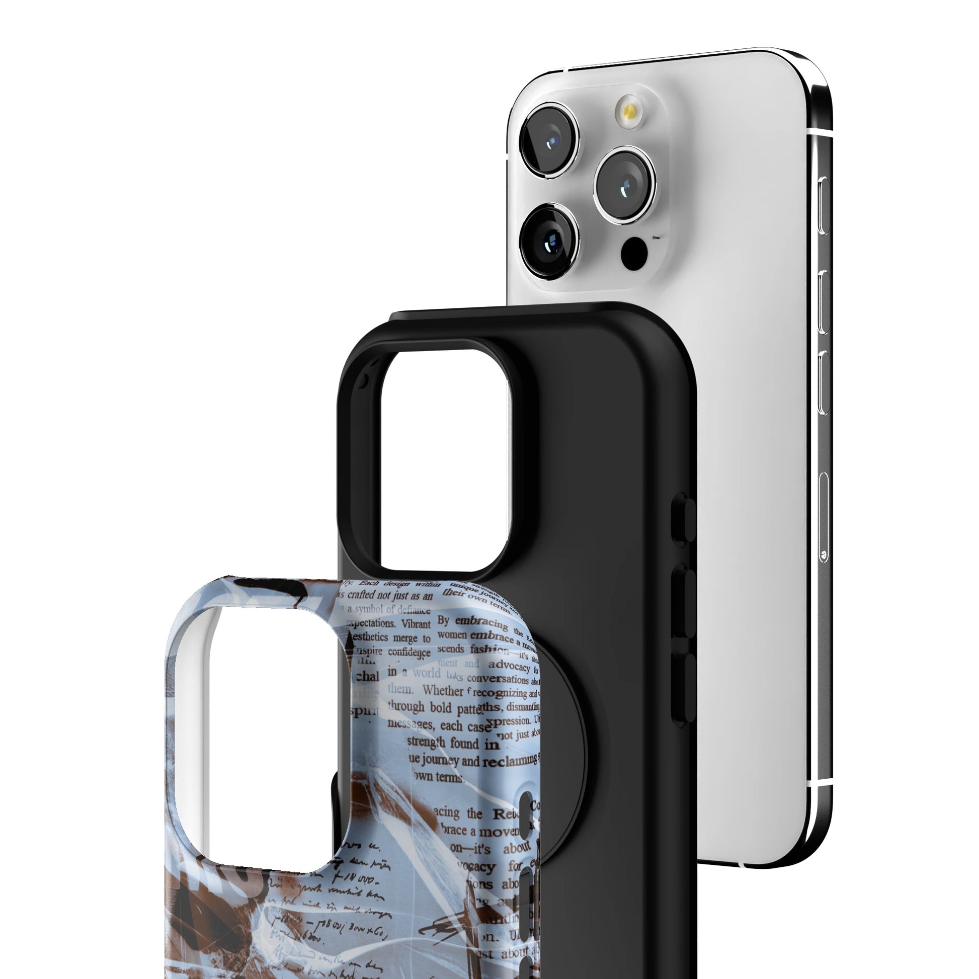 Blue Love Letter iPhone Case gallery - Iphone_16_Pro_3