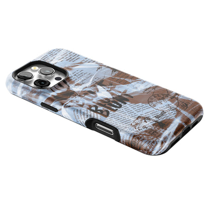 Blue Love Letter iPhone Case gallery - Iphone_16_Pro_Max_2