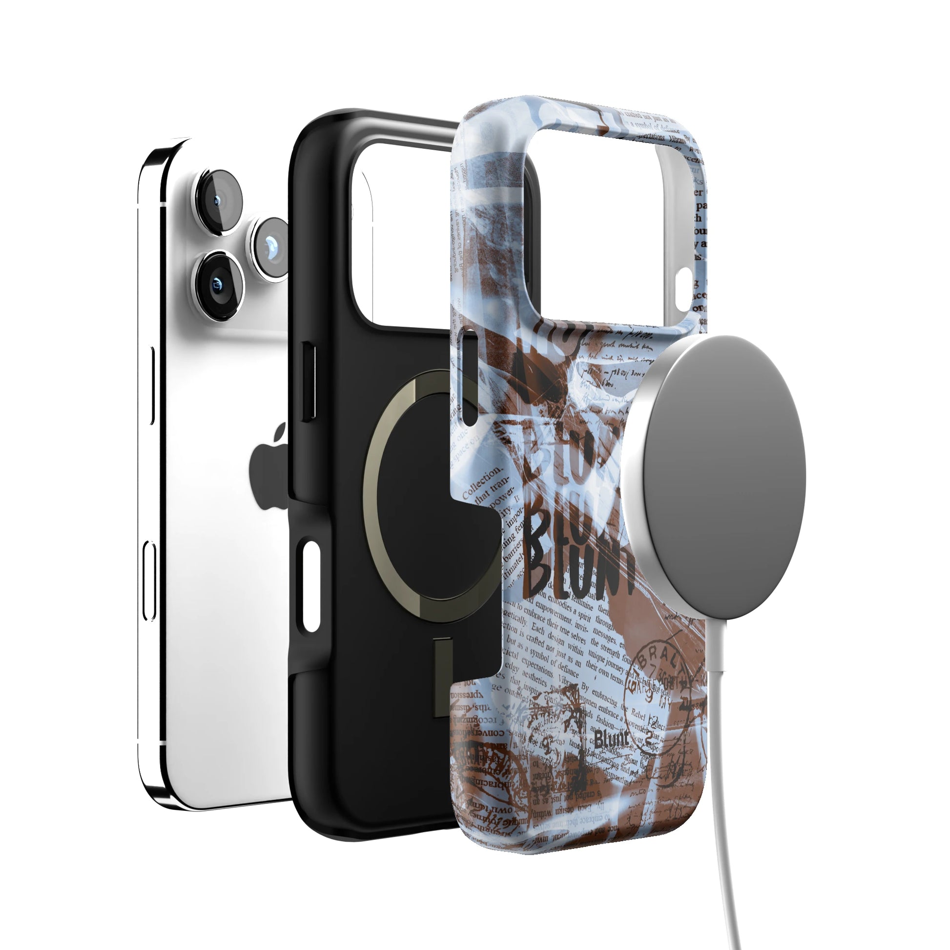 Blue Love Letter iPhone Case gallery - Iphone_17_Pro_4