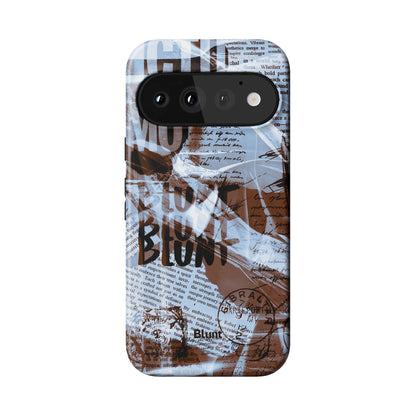 Blue Love Letter Pixel Case - Blunt Cases