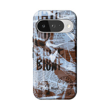 Blue Love Letter Pixel Case