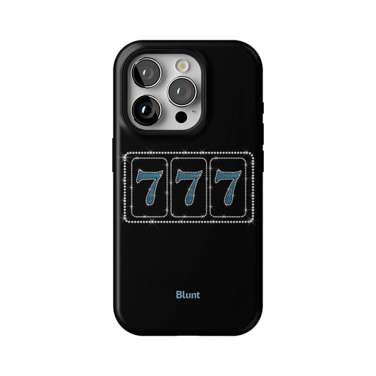Blue Lucky 777 iPhone Case gallery - Iphone_15_Pro_1