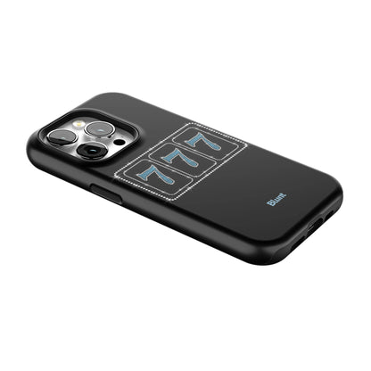 Blue Lucky 777 iPhone Case gallery - Iphone_15_Pro_2