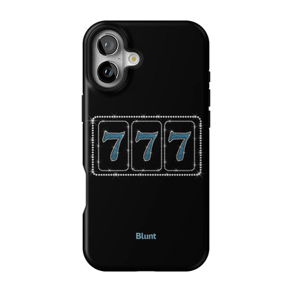 Blue Lucky 777 iPhone Case gallery - Iphone_16_Mini_Air_Plus_1