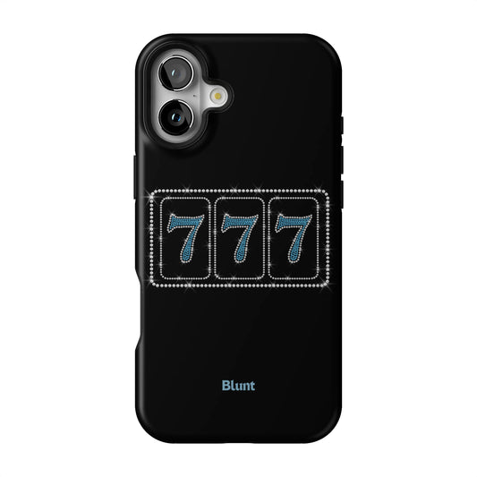 Blue Lucky 777 iPhone Case gallery - Iphone_16_Mini_Air_Plus_1