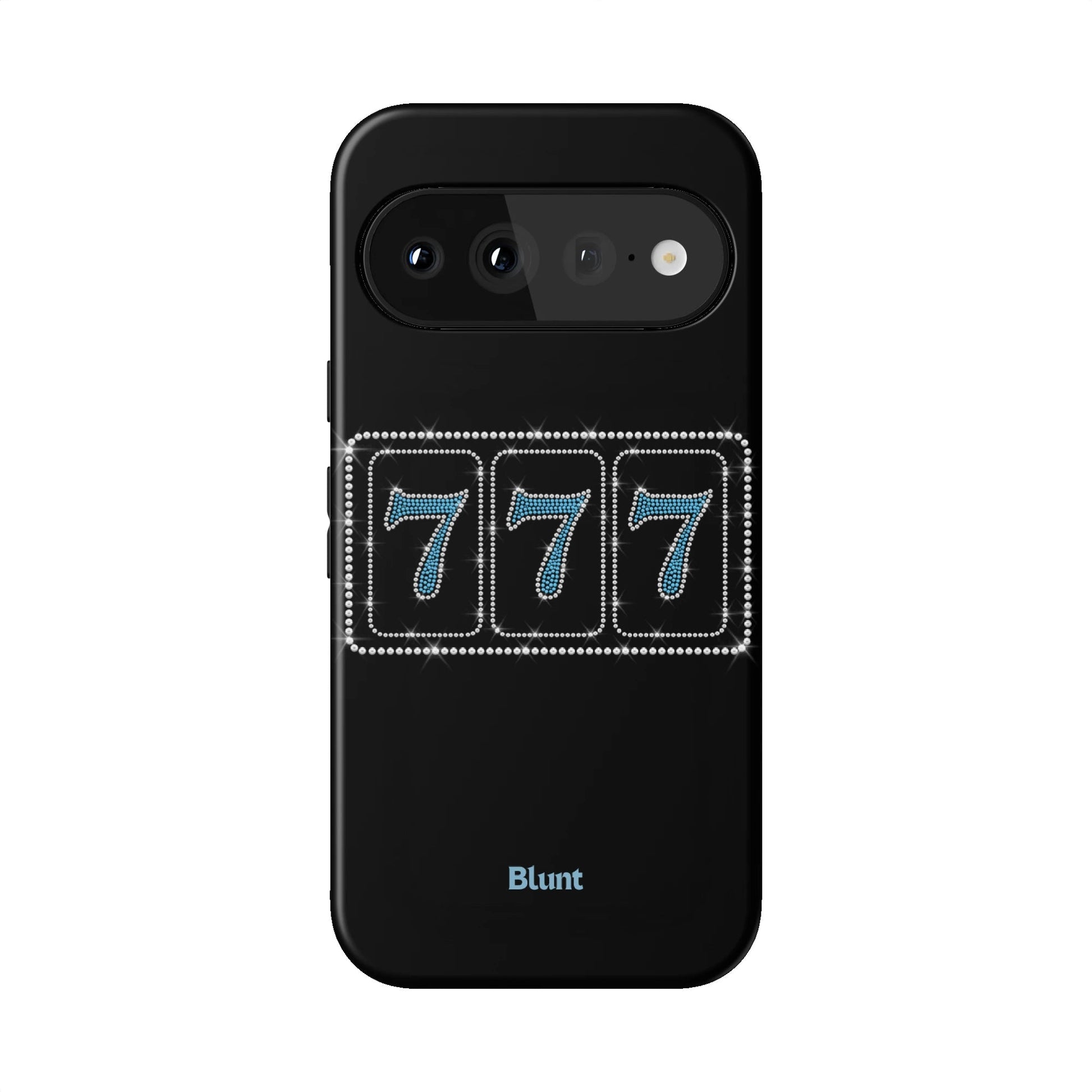 Blue Lucky 777 Pixel Case - Blunt Cases