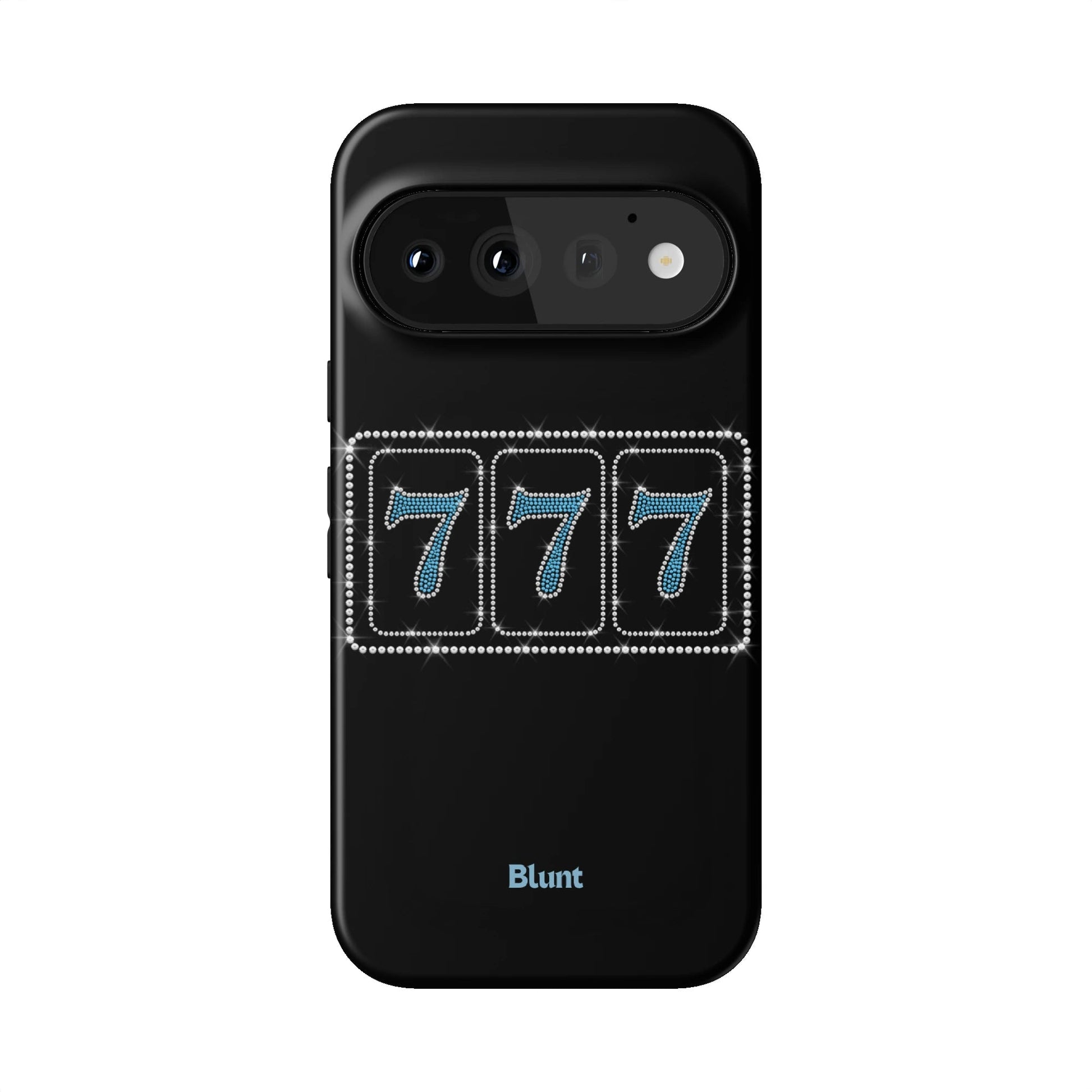 Blue Lucky 777 Pixel Case - Blunt Cases