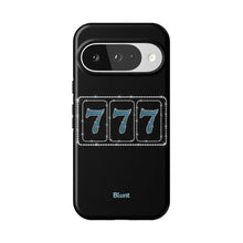 Blue Lucky 777 Pixel Case