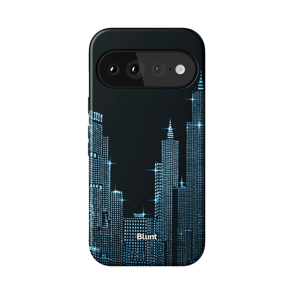 Blue Nyc Skyeline Pixel Case - Blunt Cases