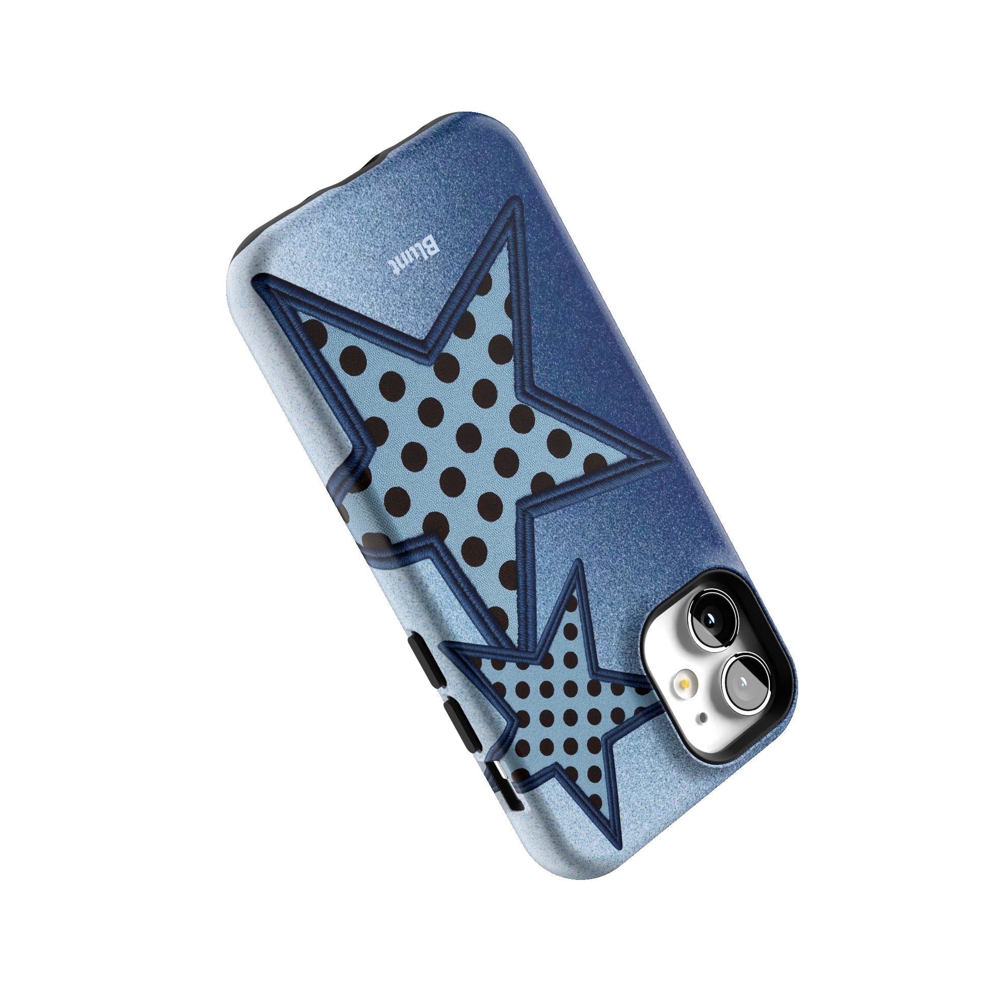 Blue Polka Star iPhone Case gallery - Iphone_12_Mini_Air_Plus_5