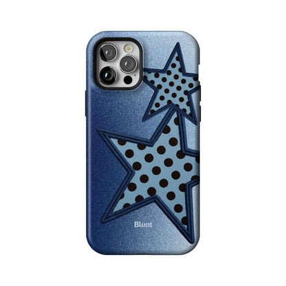 Blue Polka Star iPhone Case gallery - Iphone_12_Pro_1