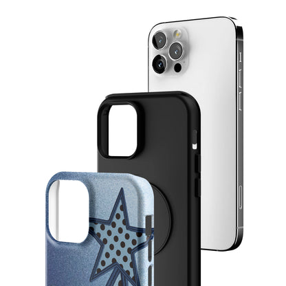 Blue Polka Star iPhone Case gallery - Iphone_12_Pro_3
