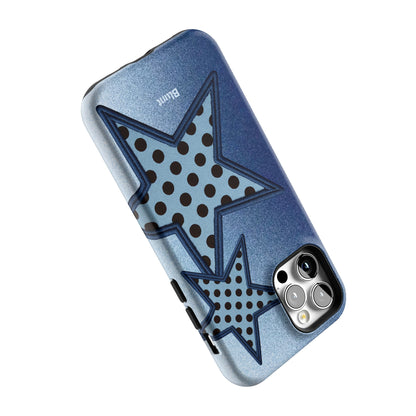 Blue Polka Star iPhone Case gallery - Iphone_12_Pro_5