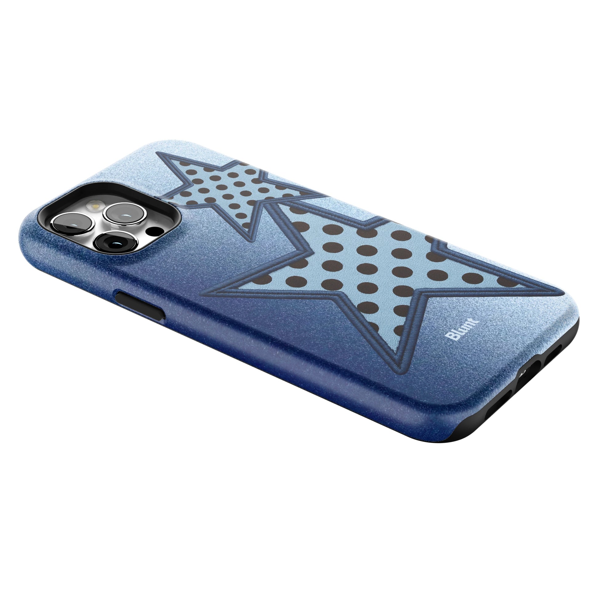 Blue Polka Star iPhone Case gallery - Iphone_12_Pro_Max_2