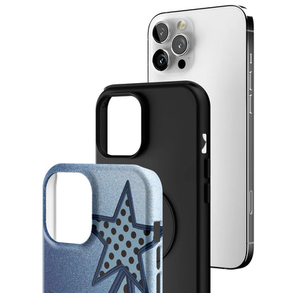 Blue Polka Star iPhone Case gallery - Iphone_12_Pro_Max_3