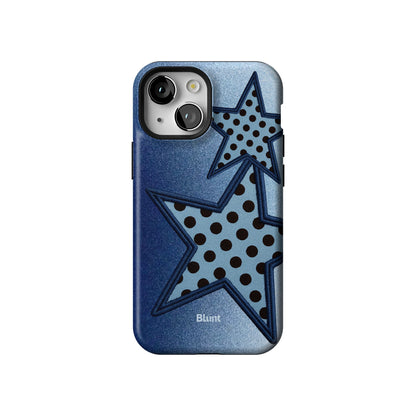 Blue Polka Star iPhone Case gallery - Iphone_13_Mini_Air_Plus_1