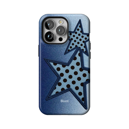 Blue Polka Star iPhone Case gallery - Iphone_13_Pro_1