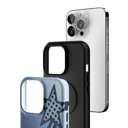 Blue Polka Star iPhone Case gallery - Iphone_13_Pro_3