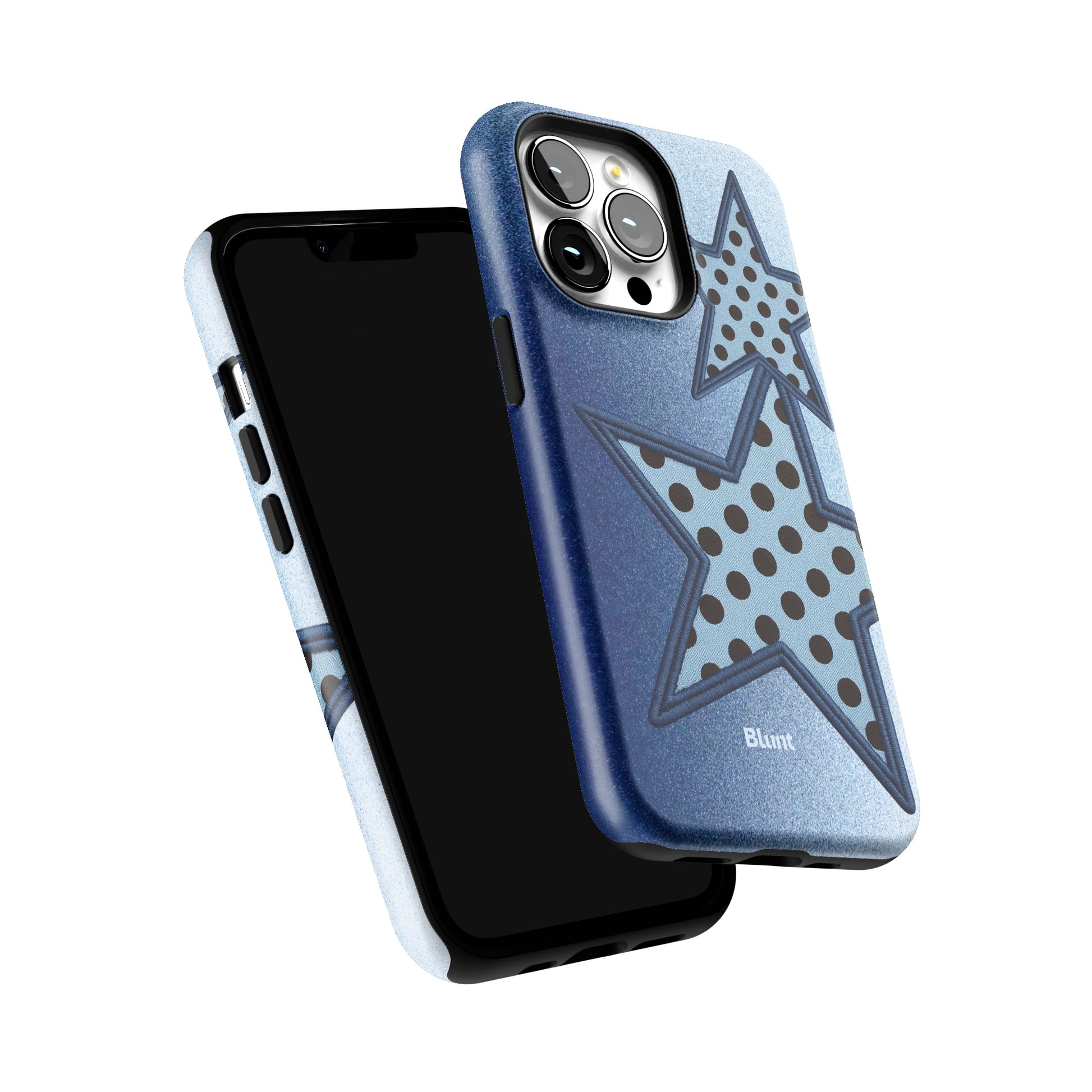 Blue Polka Star iPhone Case gallery - Iphone_13_Pro_6