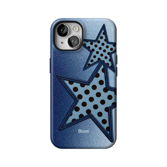 Blue Polka Star iPhone Case gallery - Iphone_14_Iphone_1