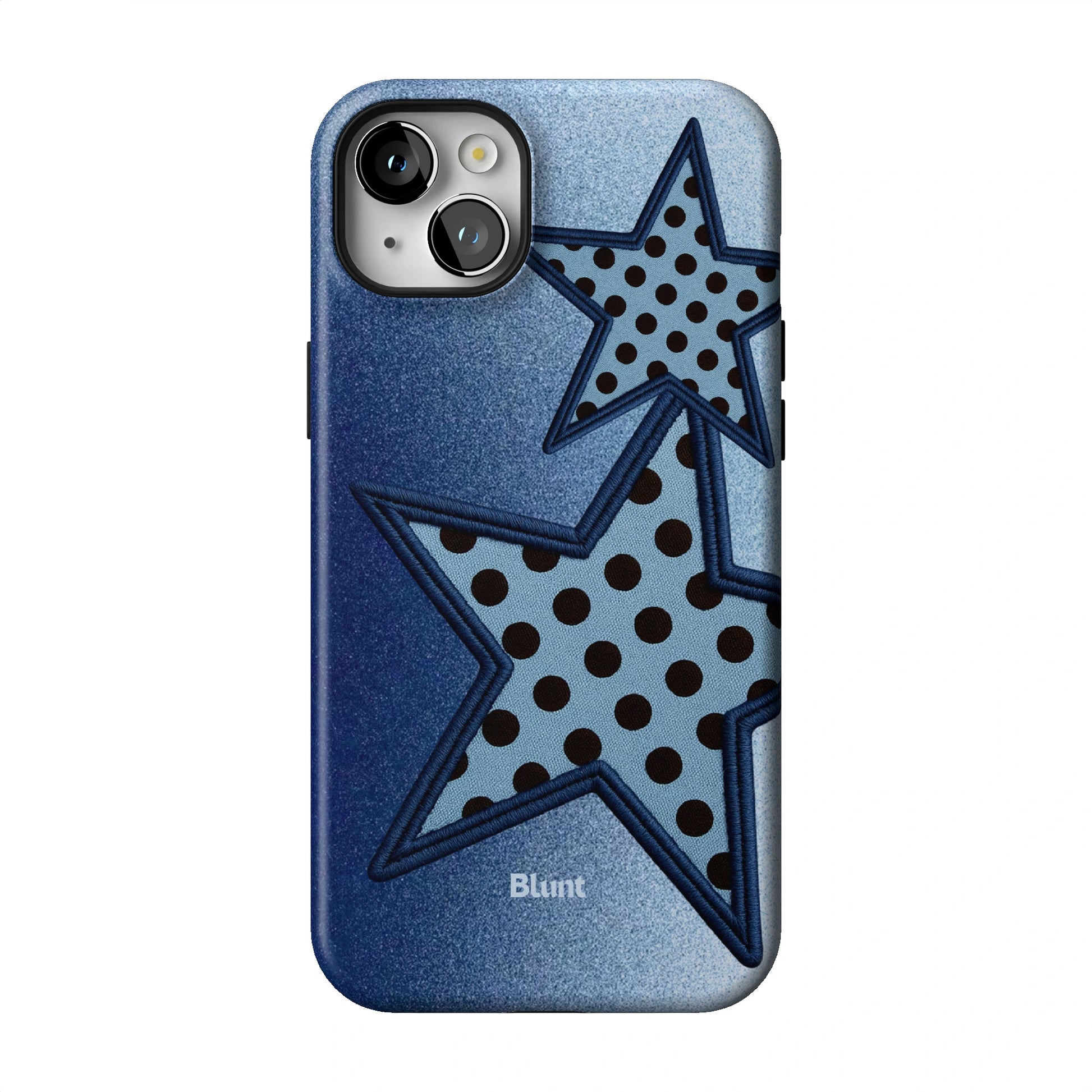 Blue Polka Star iPhone Case gallery - Iphone_14_Mini_Air_Plus_1