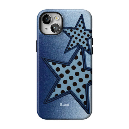 Blue Polka Star iPhone Case gallery - Iphone_14_Mini_Air_Plus_1