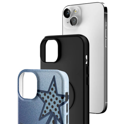 Blue Polka Star iPhone Case gallery - Iphone_14_Mini_Air_Plus_3
