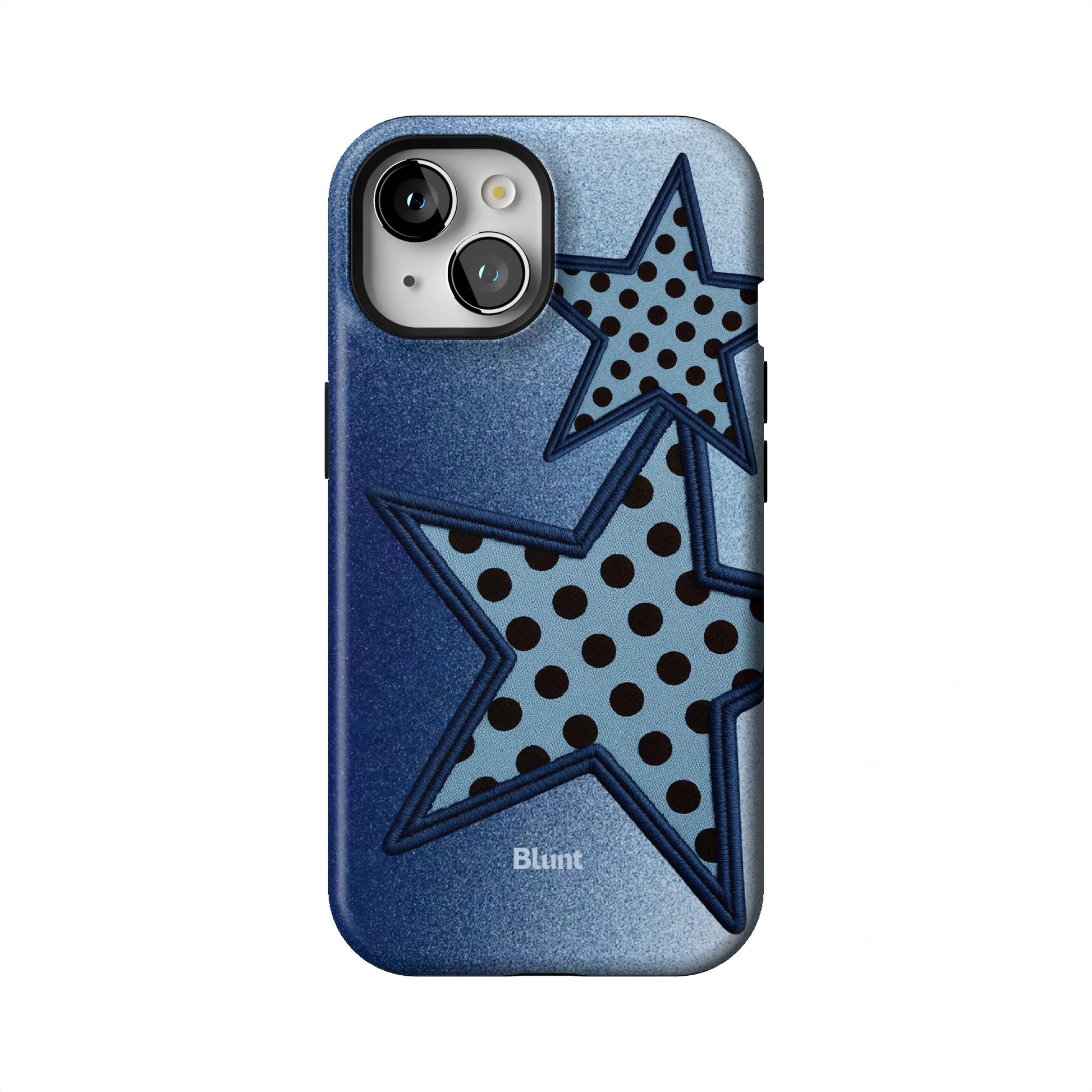 Blue Polka Star iPhone Case gallery - Iphone_15_Iphone_1