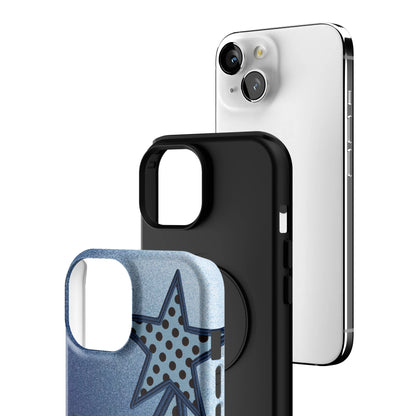 Blue Polka Star iPhone Case gallery - Iphone_15_Iphone_3