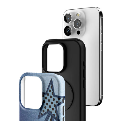Blue Polka Star iPhone Case gallery - Iphone_15_Pro_3