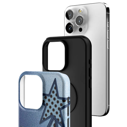 Blue Polka Star iPhone Case gallery - Iphone_15_Pro_Max_3