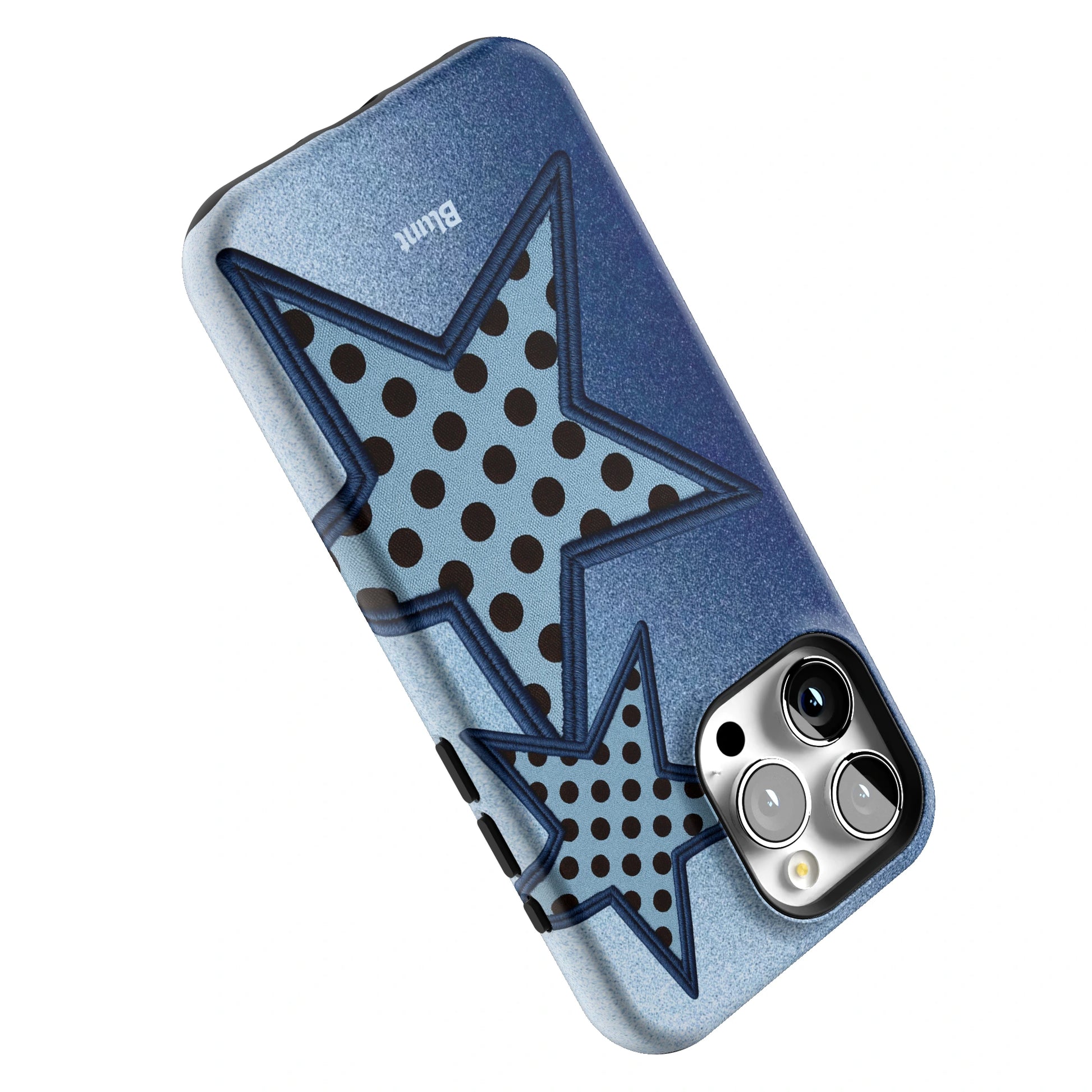 Blue Polka Star iPhone Case gallery - Iphone_15_Pro_Max_5