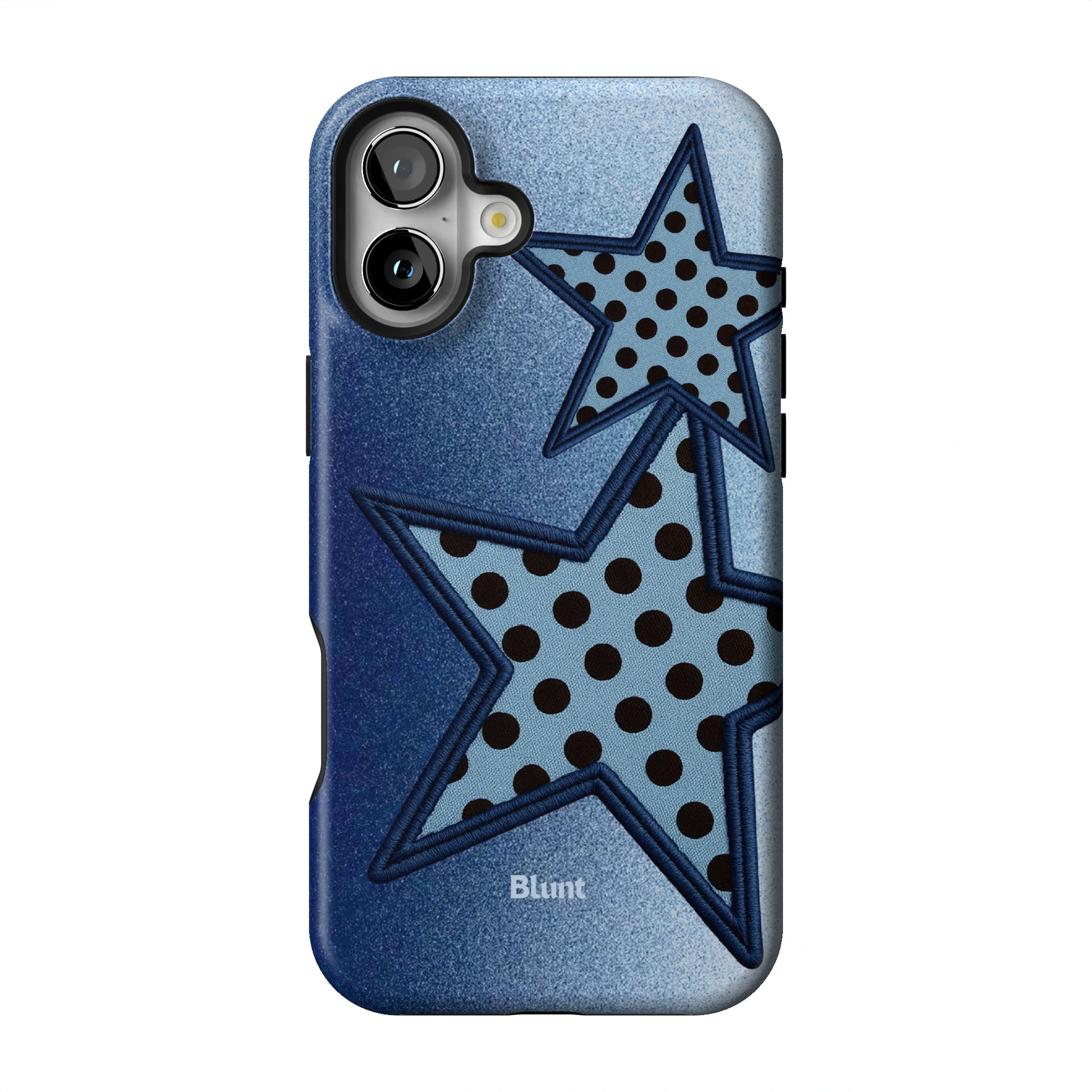 Blue Polka Star iPhone Case gallery - Iphone_16_Mini_Air_Plus_1