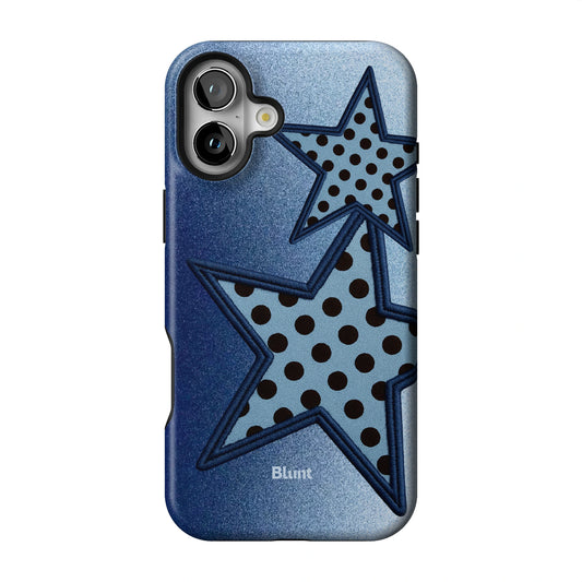 Blue Polka Star iPhone Case gallery - Iphone_16_Mini_Air_Plus_1