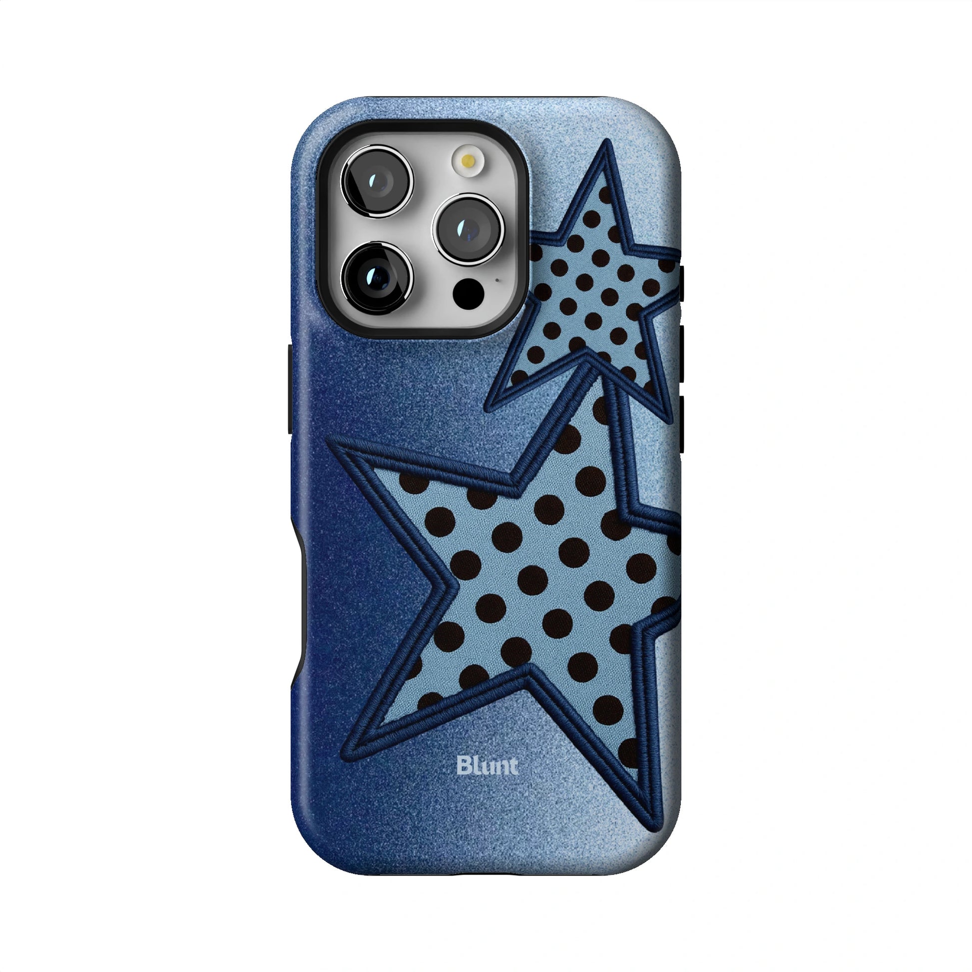Blue Polka Star iPhone Case gallery - Iphone_16_Pro_1