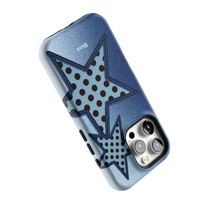 Blue Polka Star iPhone Case gallery - Iphone_16_Pro_5
