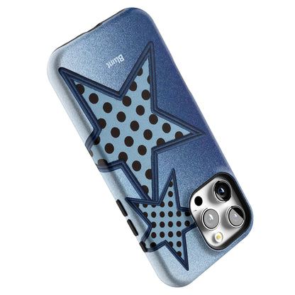 Blue Polka Star iPhone Case gallery - Iphone_16_Pro_Max_5