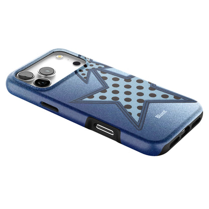 Blue Polka Star iPhone Case gallery - Iphone_17_Pro_Max_2