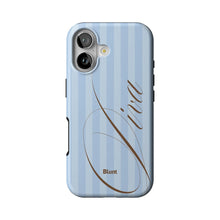 Blue Retro Diva iPhone Case