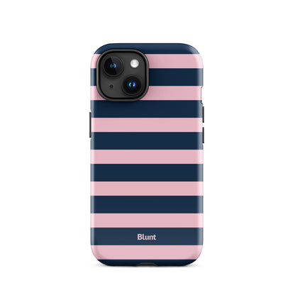 Blueberry Blush Stripe iPhone Case - Blunt Cases