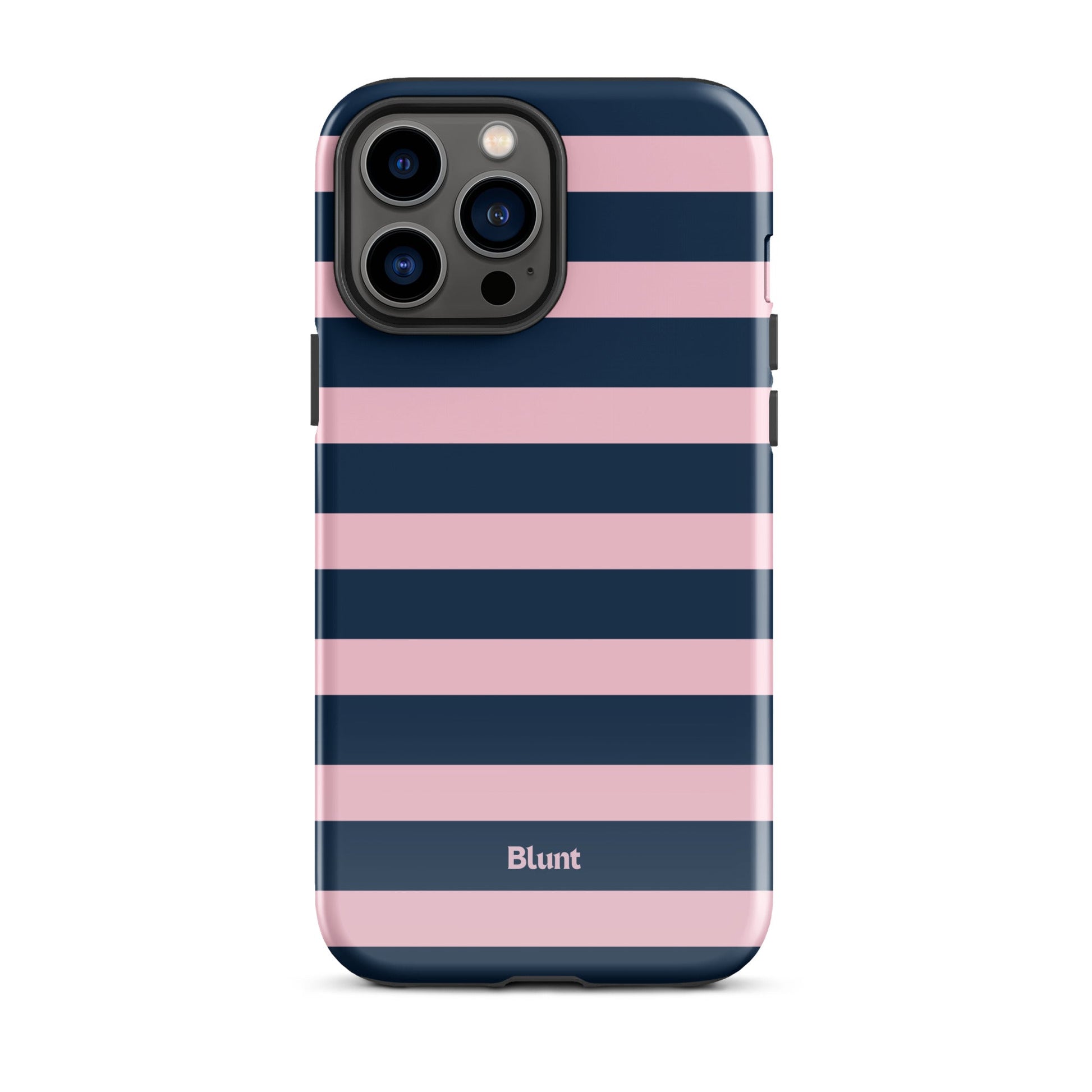 Blueberry Blush Stripe iPhone Case - Blunt Cases