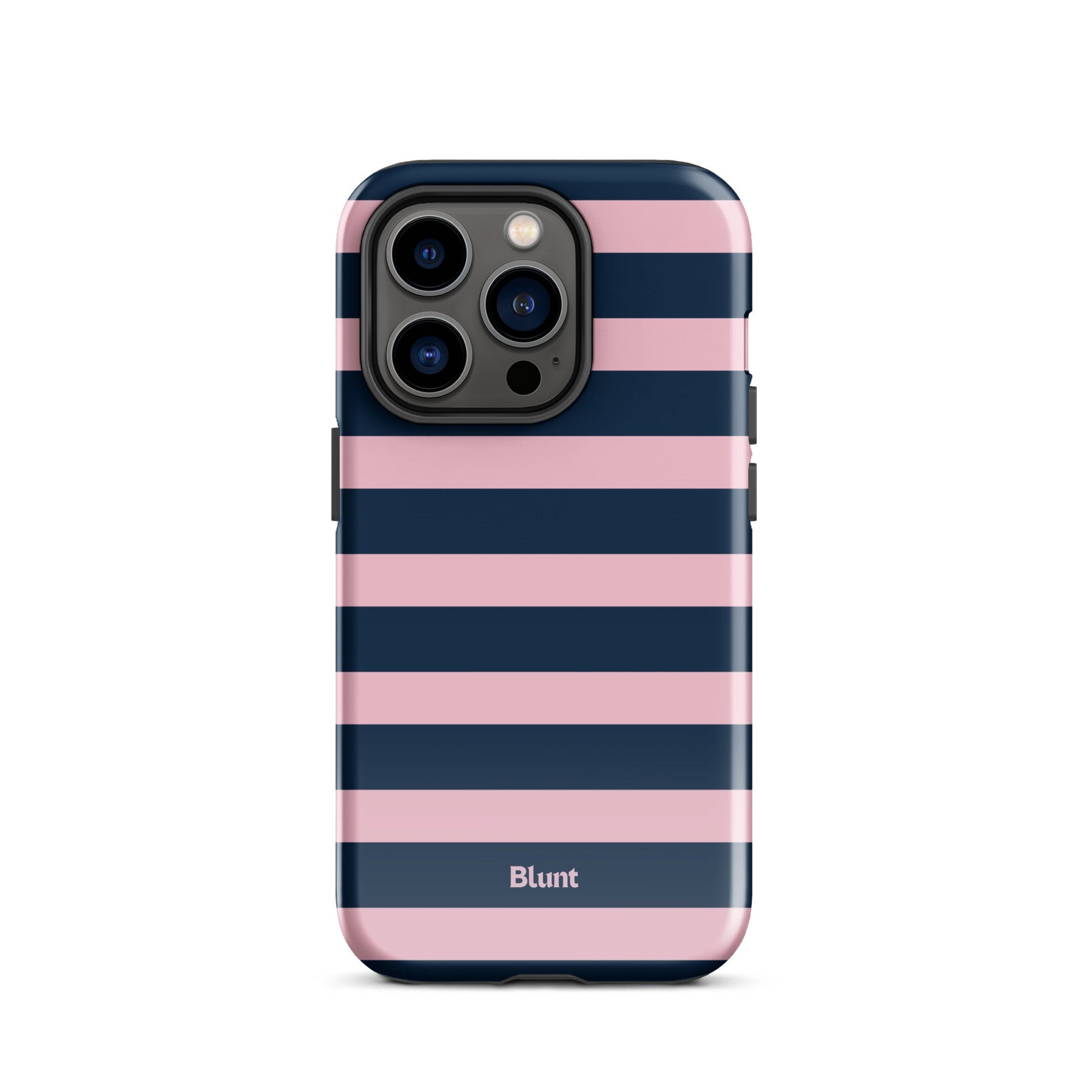 Blueberry Blush Stripe iPhone Case - Blunt Cases