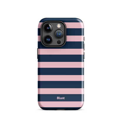 Blueberry Blush Stripe iPhone Case - Blunt Cases
