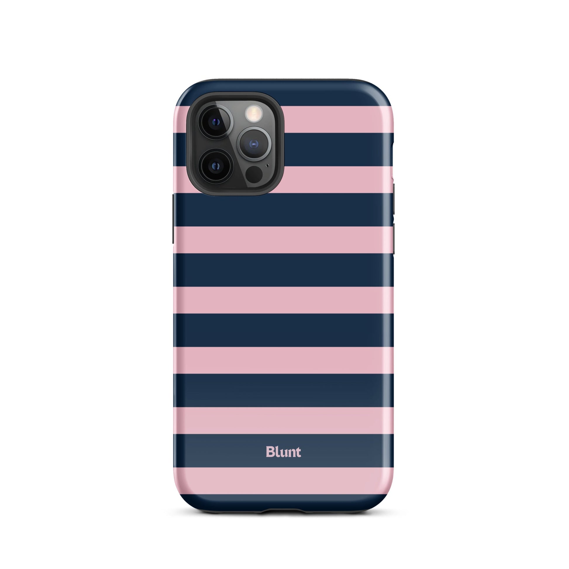 Blueberry Blush Stripe iPhone Case - Blunt Cases