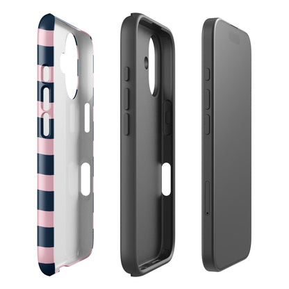 Blueberry Blush Stripe iPhone Case - Blunt Cases