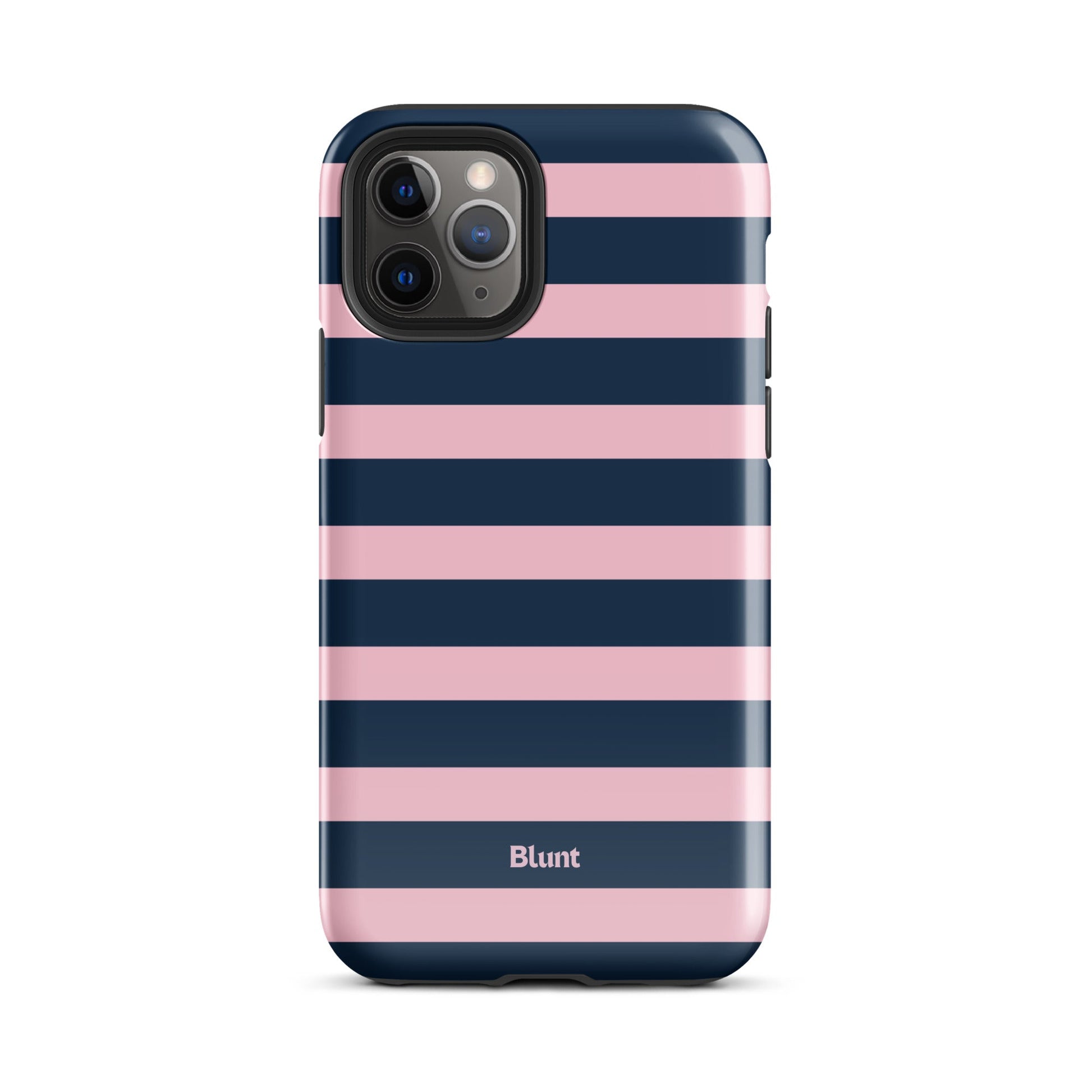 Blueberry Blush Stripe iPhone Case - Blunt Cases