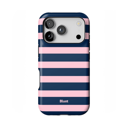 Blueberry Blush Stripe iPhone Case - Blunt Cases