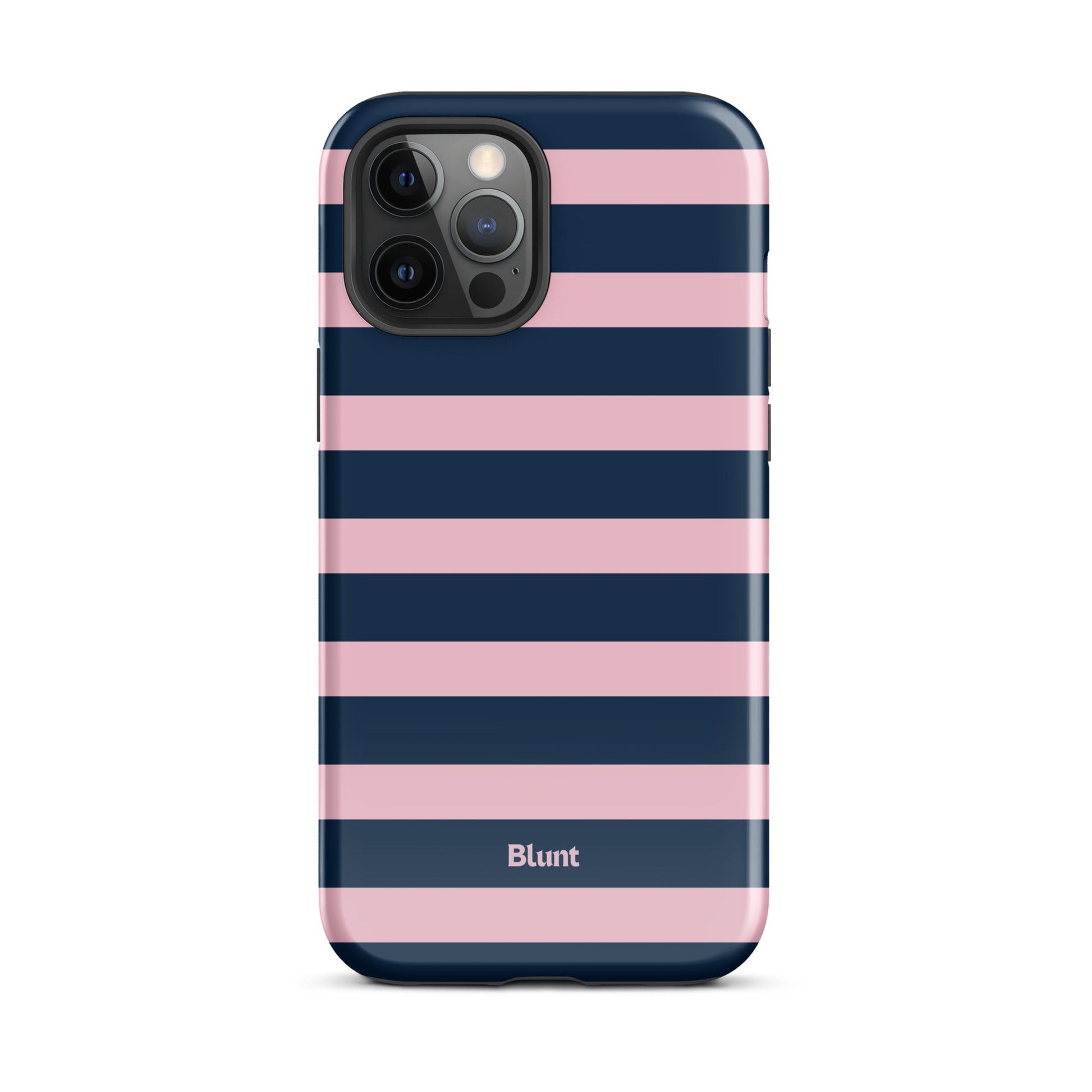 Blueberry Blush Stripe iPhone Case - Blunt Cases