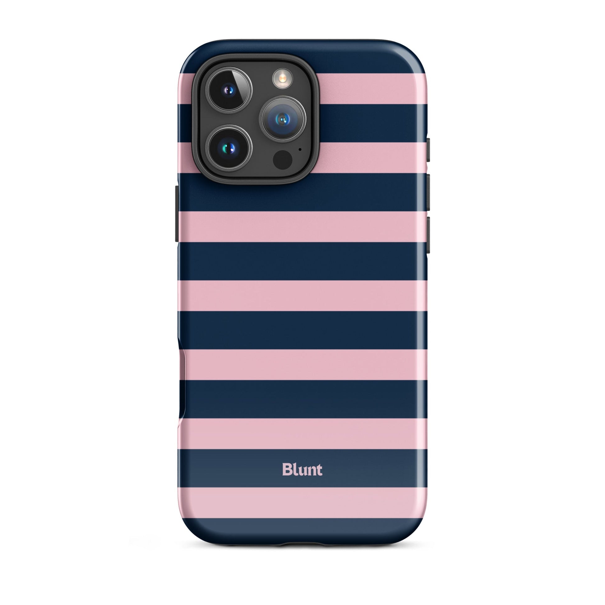 Blueberry Blush Stripe iPhone Case - Blunt Cases